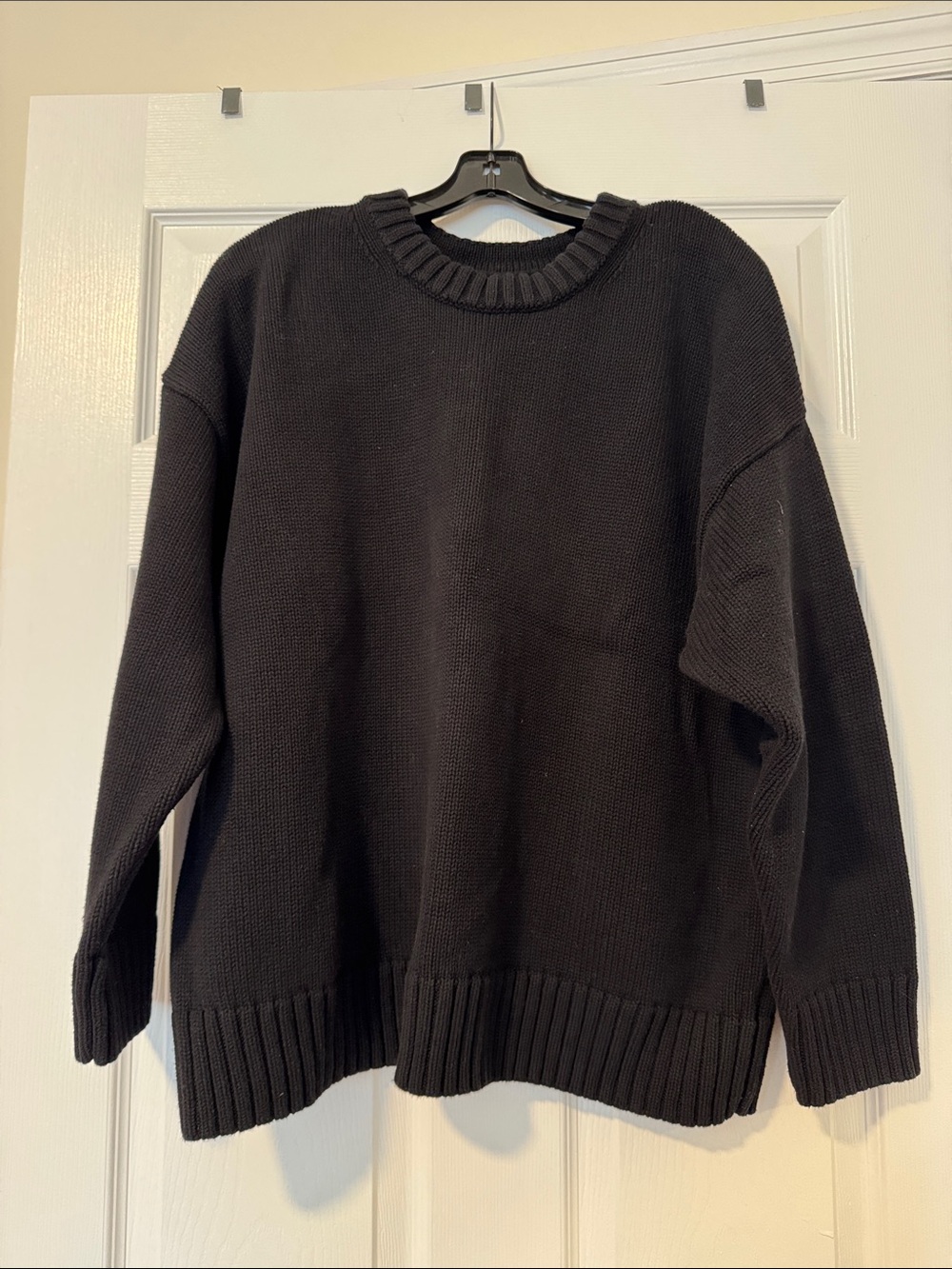 Gap 100% Cotton Oversized Women’s Sweater - Black Size L